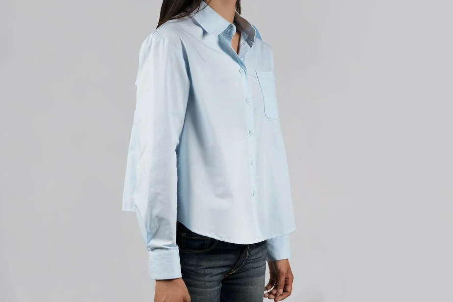 Light blue women shirt